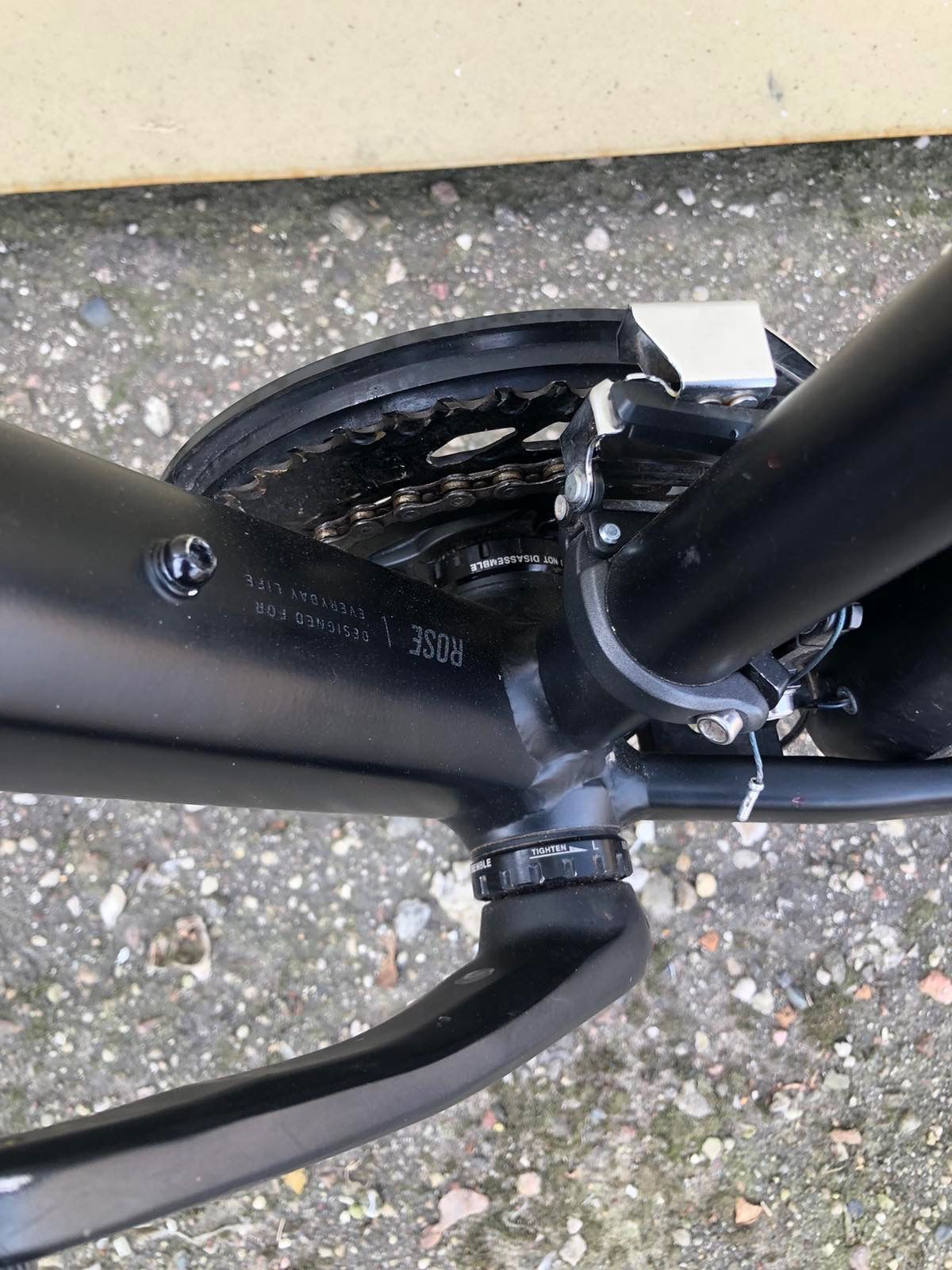 Rose на воздушной вилке Rock shox paragon,гидравлике
