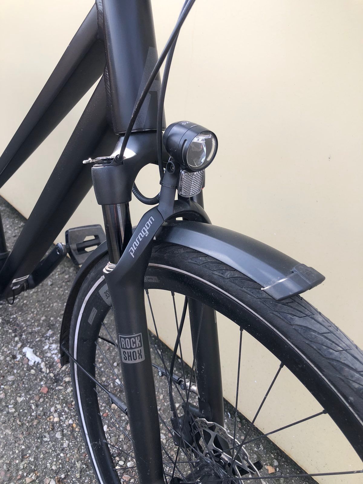 Rose на воздушной вилке Rock shox paragon,гидравлике