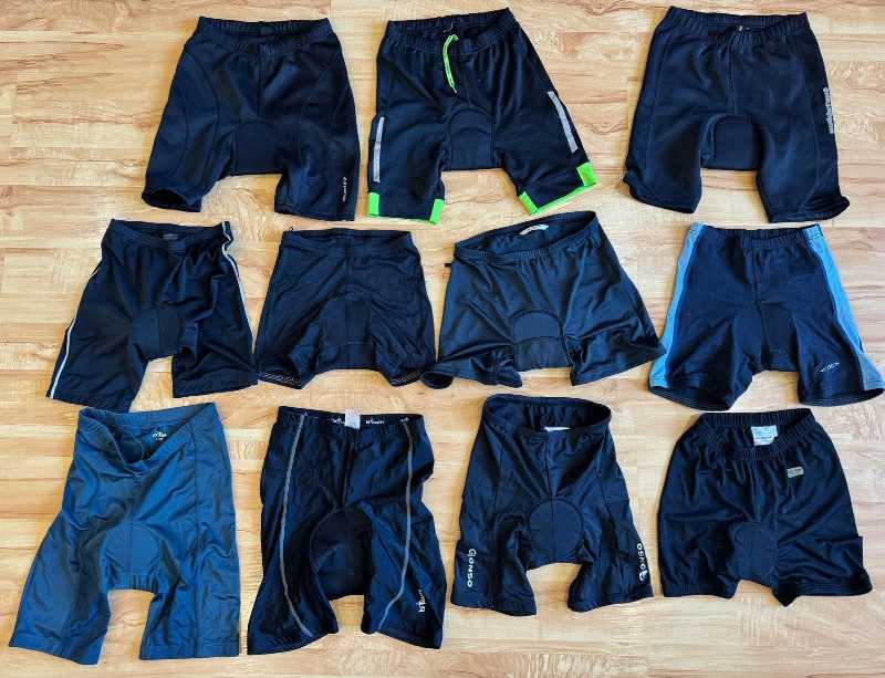 Велошорты, велотрусы размеры от S до 2XL. На фото не все, смотрите внутри