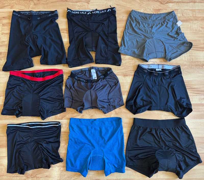 Велошорты, велотрусы размеры от S до 2XL. На фото не все, смотрите внутри