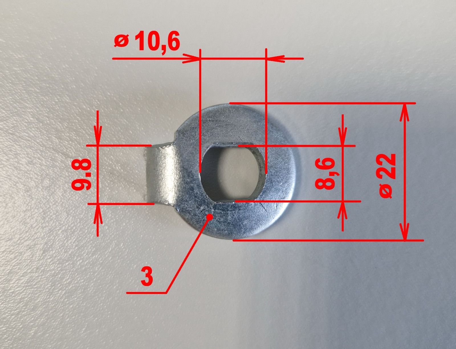 Шайбы M10.5 для планетарных втулок Sachs/SRAM