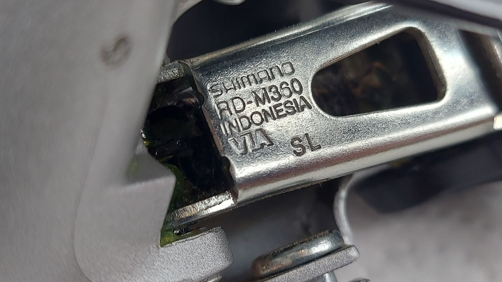 Переключатель задний Shimano RD-M360, 6/7/8ск.