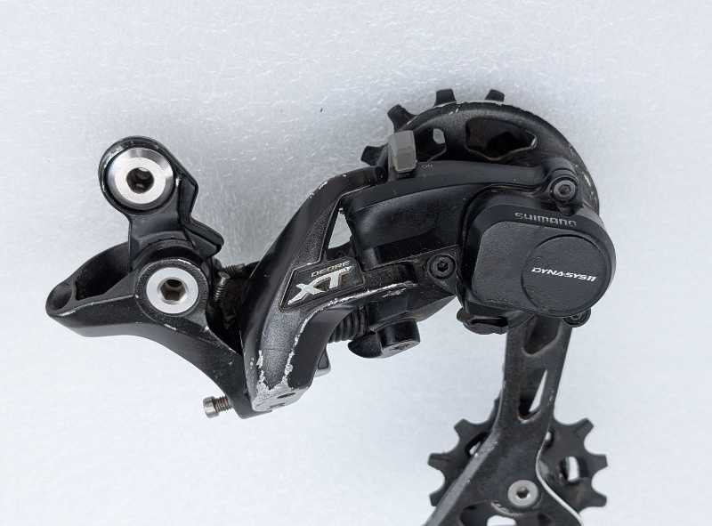 11ск задний переклюк Shimano XT GS + новая манетка SLX