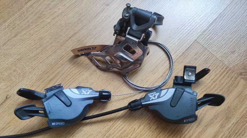 Комплект манеток SRAM X7, 2х10