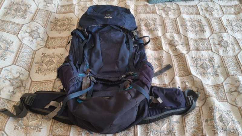 Рюкзак Deuter Aircontact pro 70+15 midnight-navy