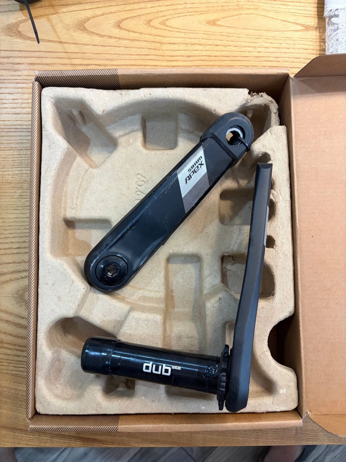 Шатуны + измеритель мощности Sram Quarq Apex (165 мм, DUB Wide)