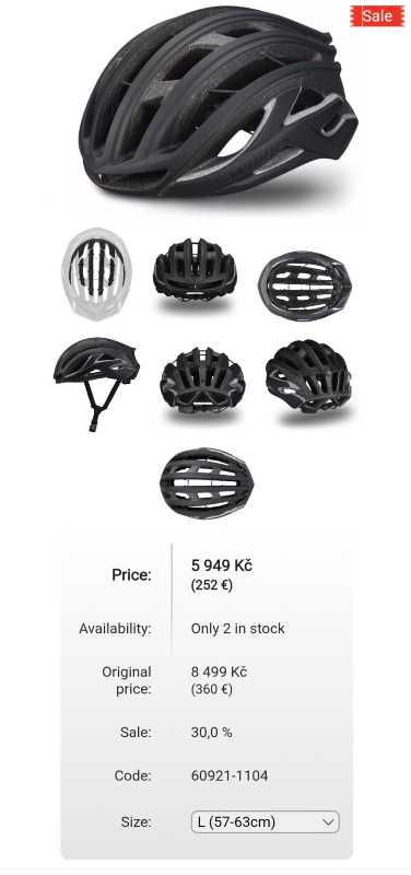 Specialized S-Works Prevail II Vent Mips, size — L