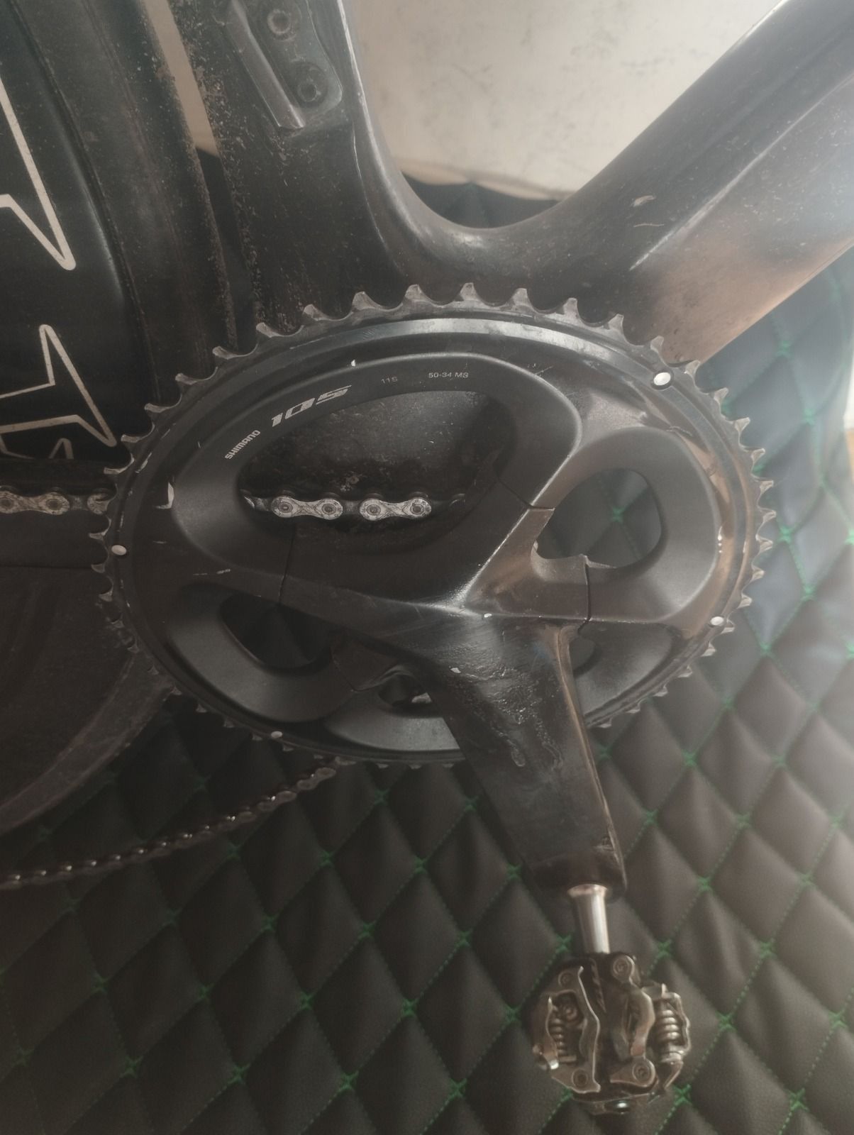 Шатуны shimano 105r7000/ultegra. 54t/ 50-34