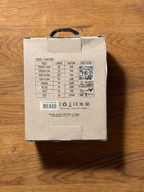 Задний велофонарь Knog Blinder Link Rear Light Rack