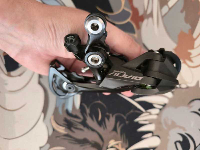 задний переключатель shimano alivio m-3100 sgs shadow 9sp