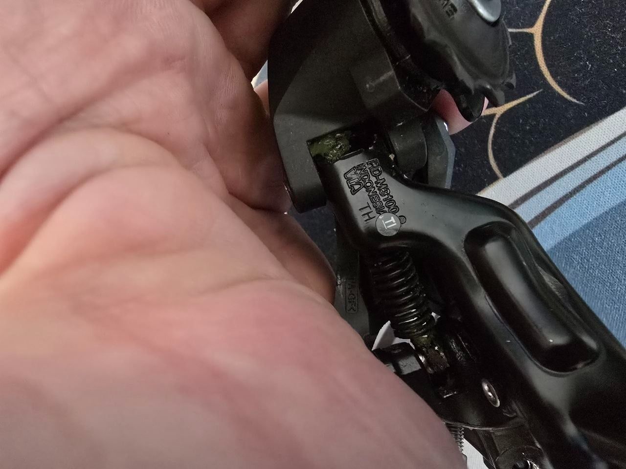 задний переключатель shimano alivio m-3100 sgs shadow 9sp