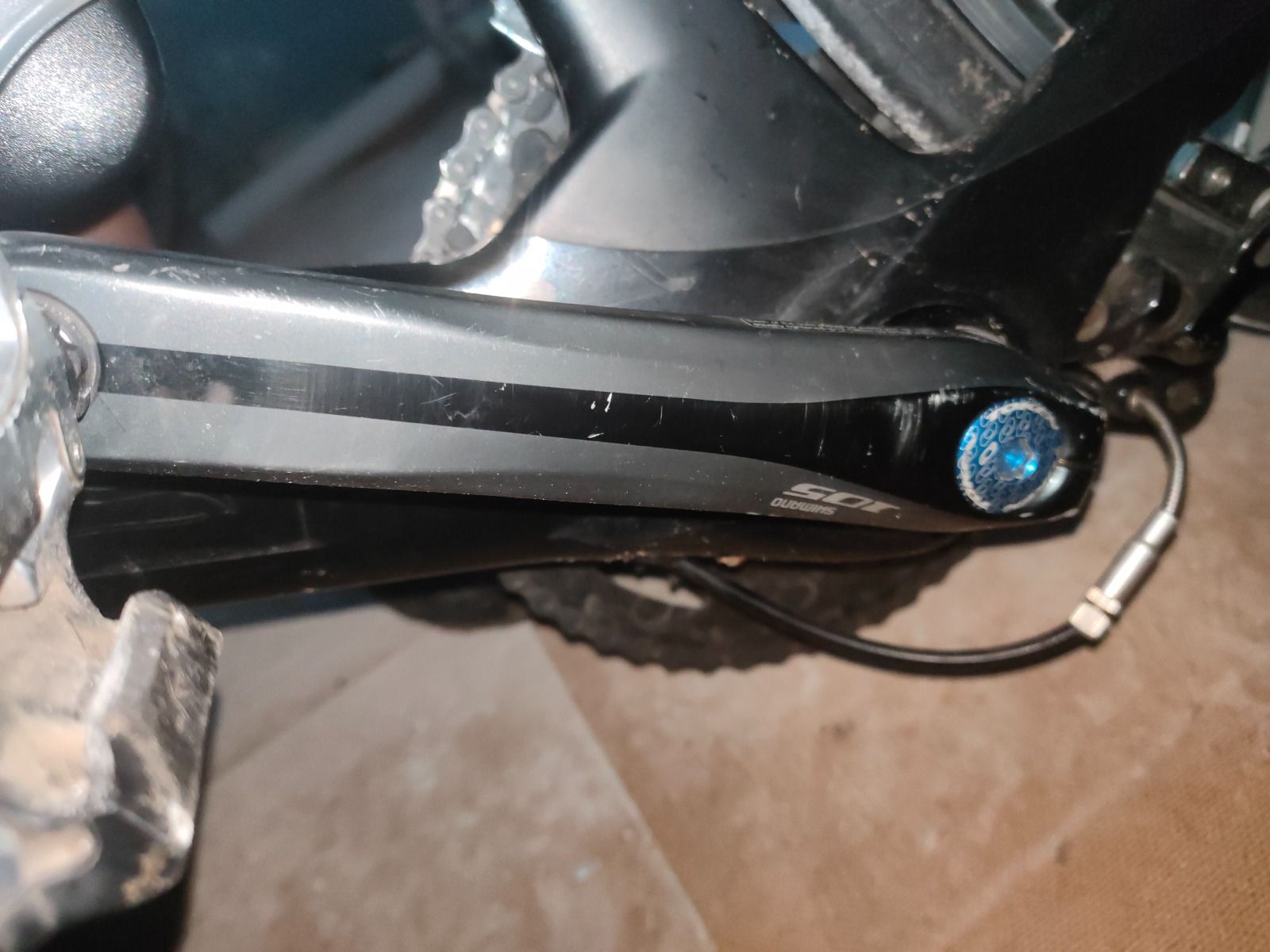 Шатуны+ педали Shimano 105