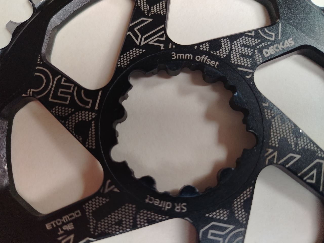 Передняя звезда DECKAS 36T SRAM Direct Mount, Boost 3 мм