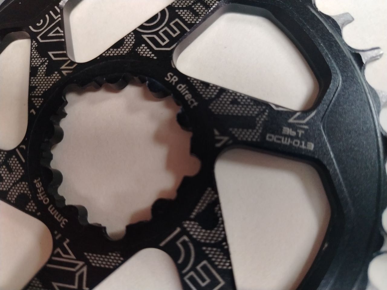 Передняя звезда DECKAS 36T SRAM Direct Mount, Boost 3 мм