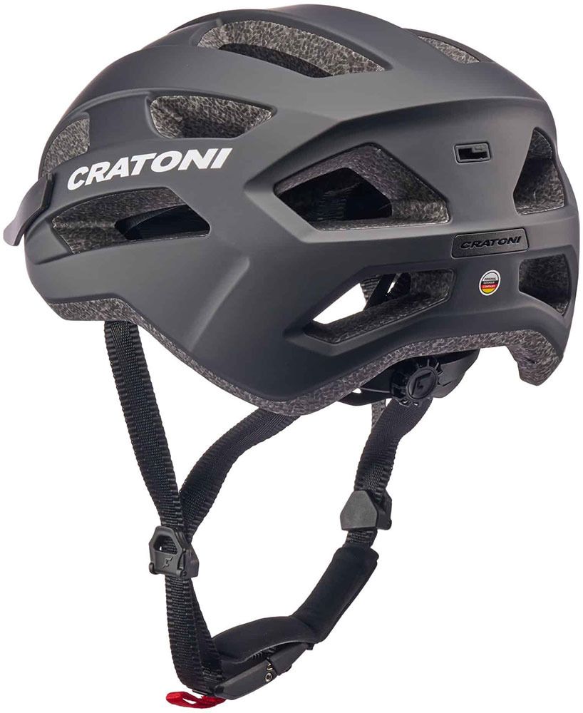 Шлем Cratoni Pacer 2.0 черный размер S-M (54 - 58 см)