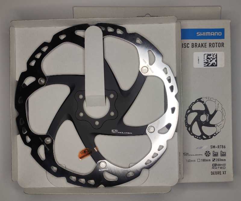 Тормозной ротор Shimano SM-RT86 6-Bolt 203мм