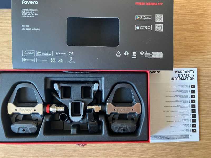 новые педали Assioma Favero PRO RS-1 под шимано