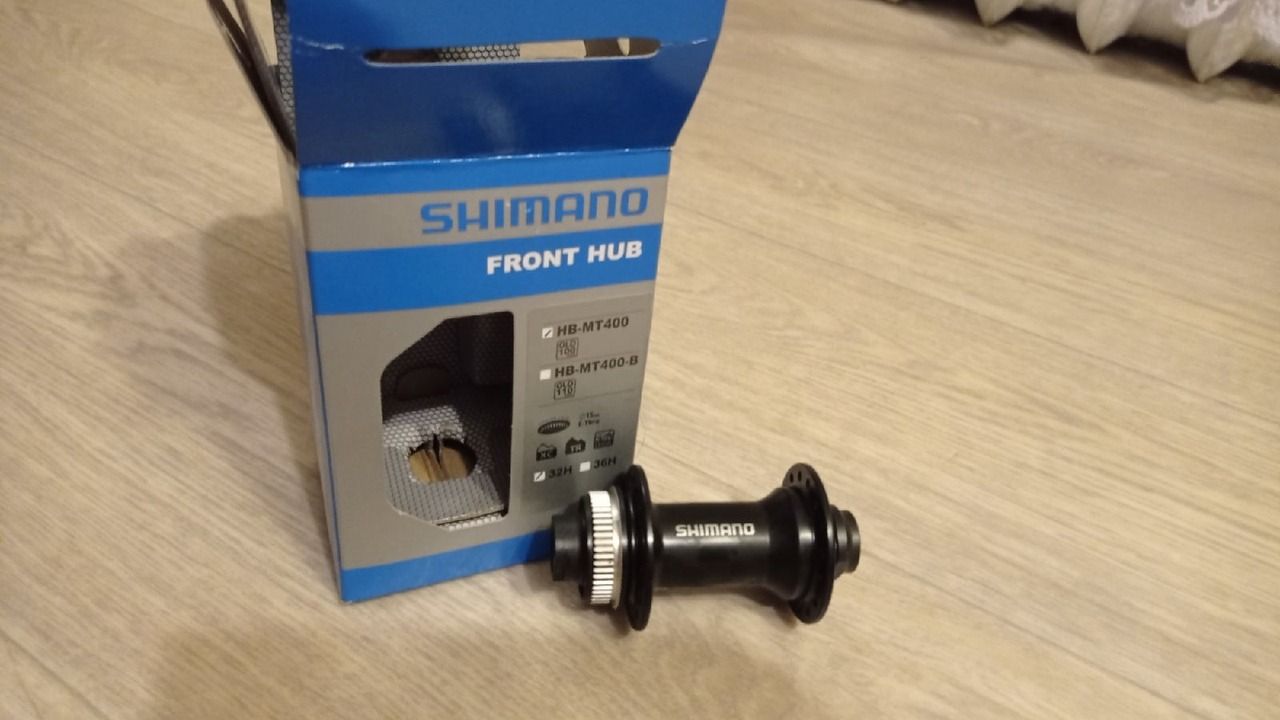 Shimano HB-MT400, 32 отв, CL, 15х100мм