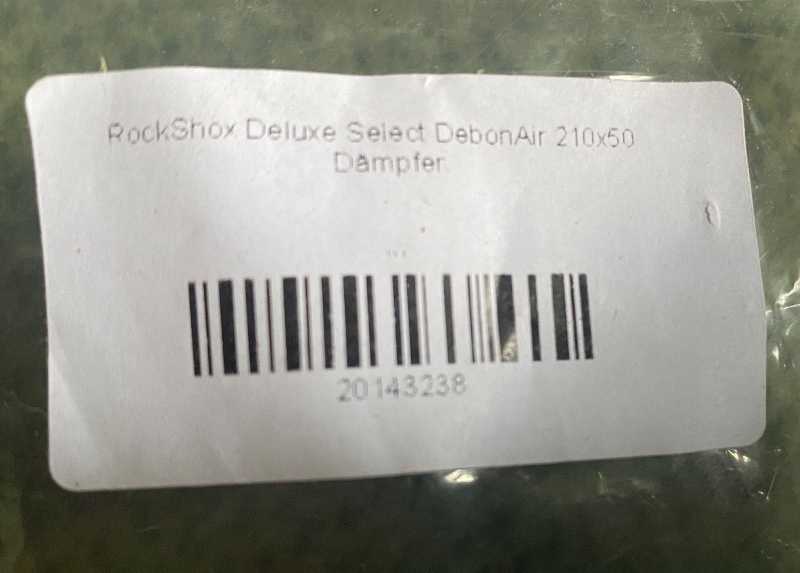Rockshoks Deluxe select DebonaAir 210-50