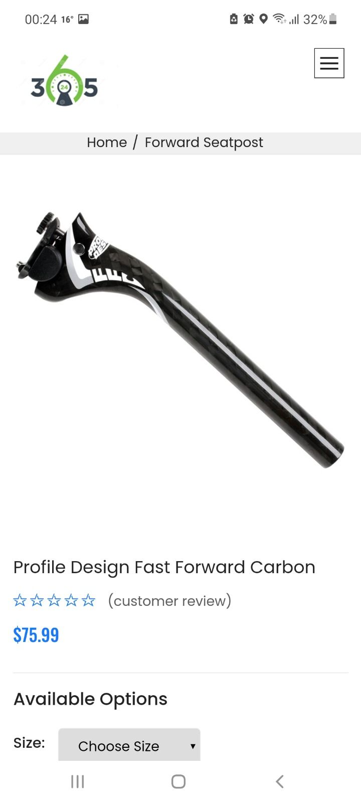 Profile Design Fast Forward Carbon 27.2 подседел карбоновый.