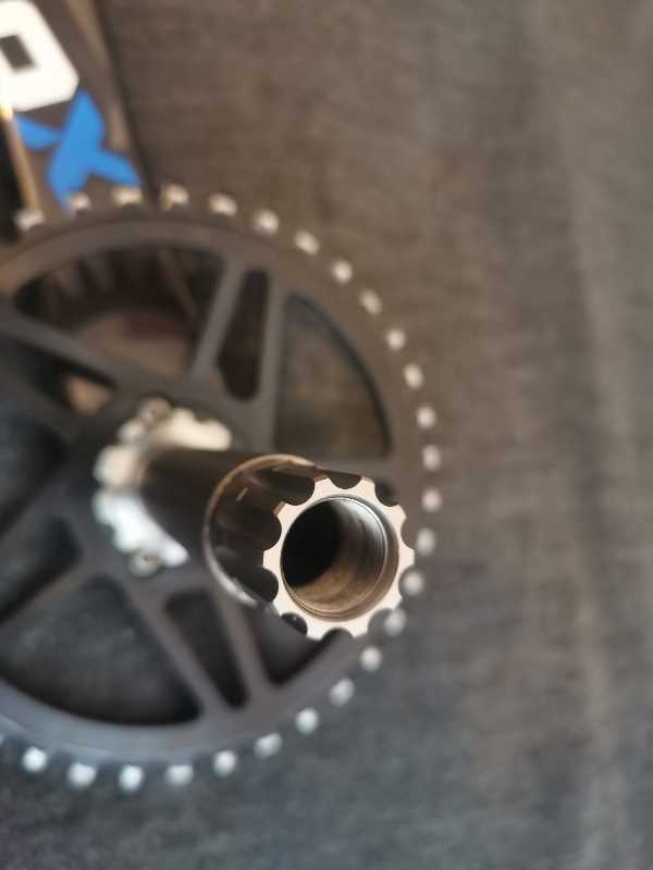 Шатуны Sram XO карбон и звезда Wolf Tooth 38T