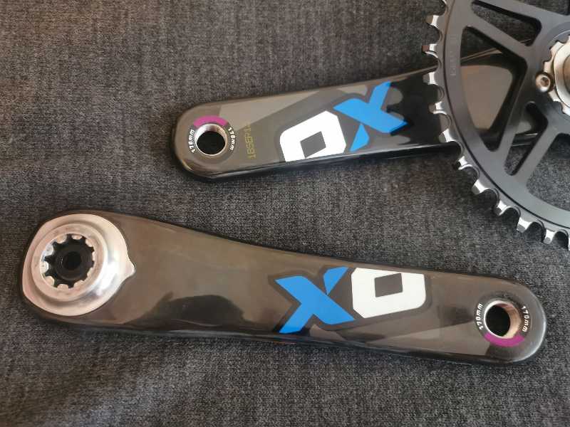 Шатуны Sram XO карбон и звезда Wolf Tooth 38T