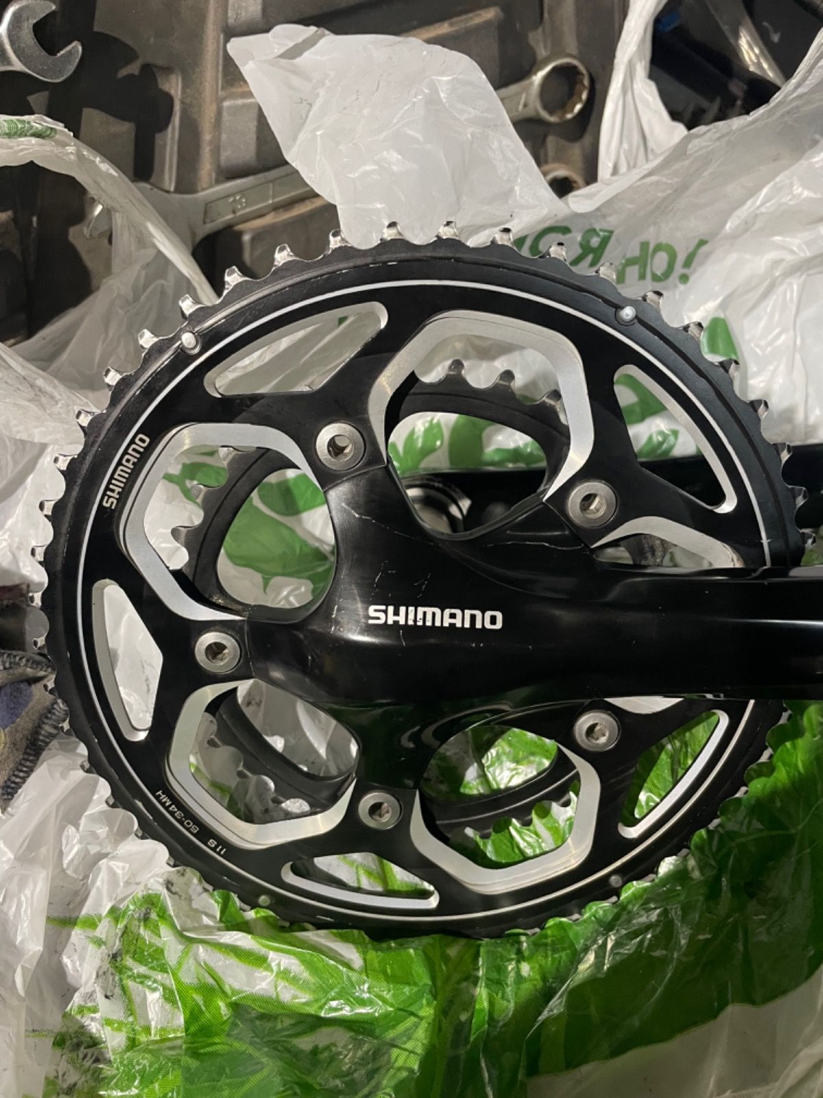 Shimano FC-RS500 Crankset 50-34 170мм 11S Hollowtech II