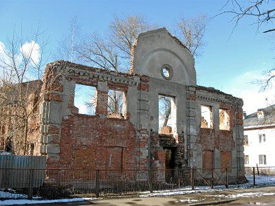 Синагога  Большая Любавичская (руины)