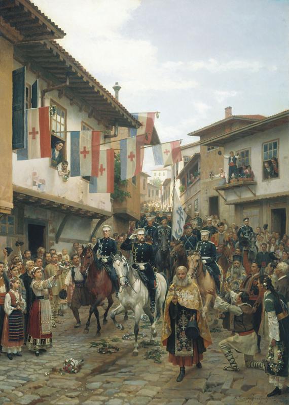 V'ezd_velikogo_knyazya_Nikolaya_Nikolaevicha_v_Tyrnovo_30_iyunya_1877_goda.jpg