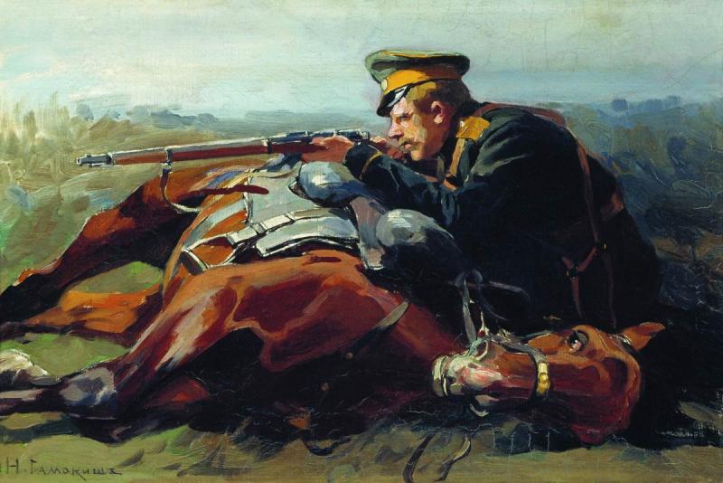 Speshivshiysya_astrakhanskiy_kazak_strelyaet_iz_karabina_iz-za_loshadi.jpg