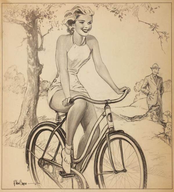 RAEBURN_VAN_BUREN__American__1891-1987___Pretty_Girl_on_a_Bicycle__1936.jpg